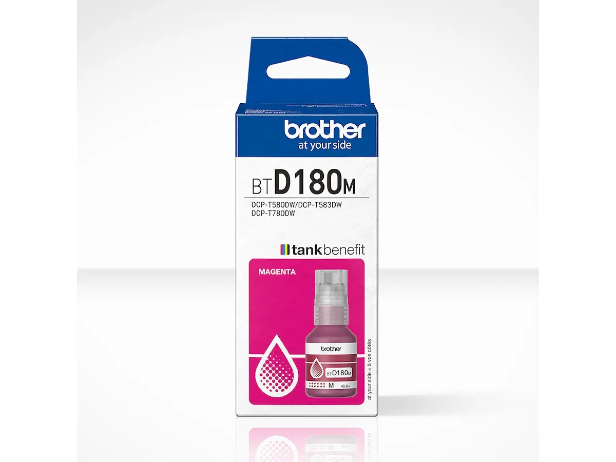 Brother BTD180M blekkflaske Magenta