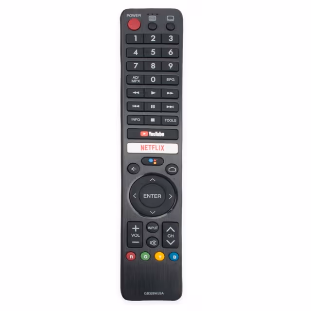 TV - fjernkontroll erstatning for GB326WJSA for Sharp TV