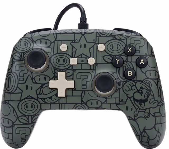 PowerA Enhanced Wired Controller for Nintendo Switch - Power-Up Mario - Wired Controller - Nintendo Switch