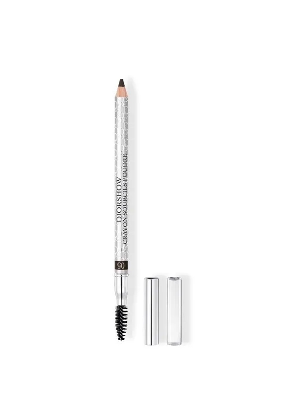 Christian Dior Diorshow, Waterproof, Double-Ended, Eyebrow Cream Pencil & Brush 2-In-1, 05, Black, 1.19 g