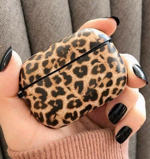 Beskyttelsesveske til Apple Airpods Pro, Leopardtrykk