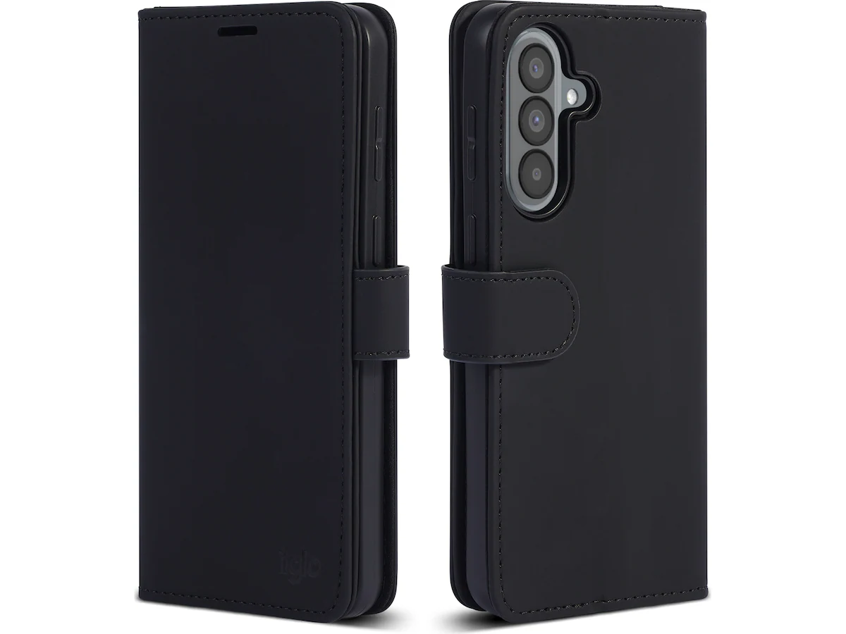 iiglo Galaxy A37 Lommebokdeksel (sort)