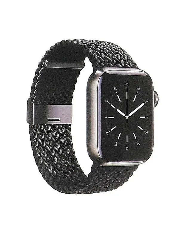 GEAR Watch Band Braided BLACK Apple Watch 42/44/45mm