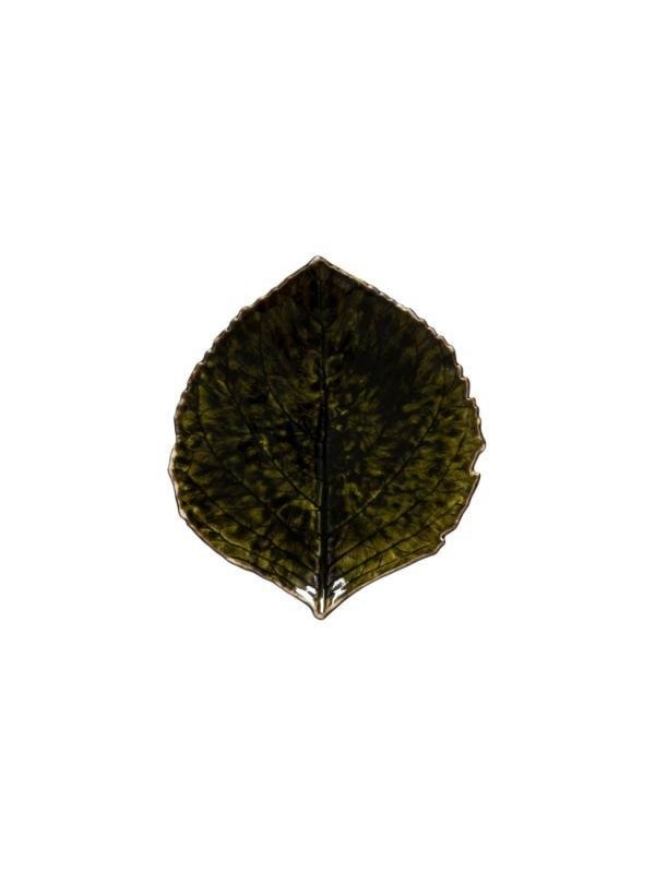 Costa Nova Asiet Hydrangea leaf Riviera 17 x 15 cm Dark green/Black