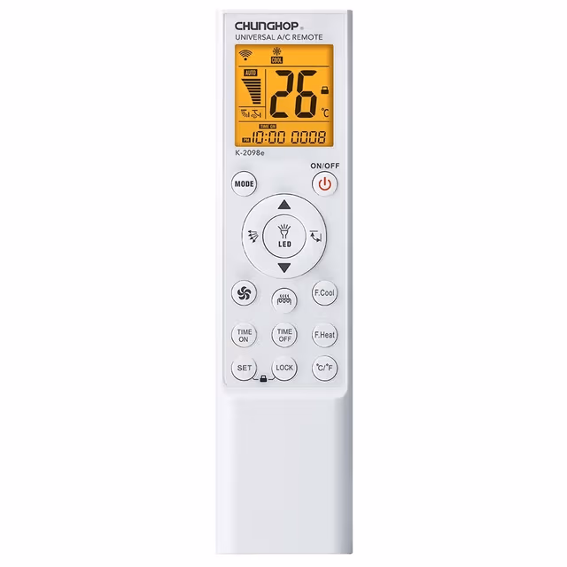 Fjernkontroll CHUNGHOP K-2098E universal erstatning klimaanlegg AC