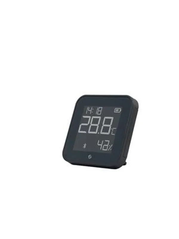 Shelly BLU H&T Display ZB black - Bluetooth- og Zigbee-sensor for temperatur og luftfuktighet