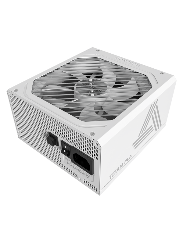 Montech TITAN PLA 1000W Strømforsyning (PSU) - 1000 Watt - 135 mm - ATX 3.1 - 80 Plus Platinum sertifisert