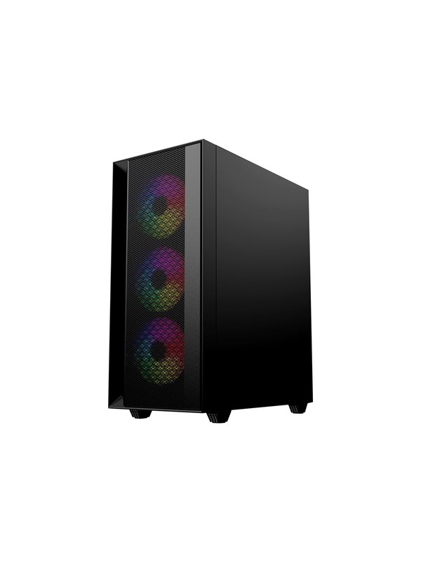 Gembird Fornax 4000 - mid tower - ATX - Kabinett - Tower - Svart