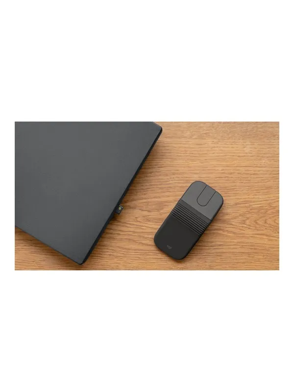 Logitech Mobi Fold for Business - mouse - Bluetooth 5.0 LE 2.4 GHz - graphite - Mus - Optisk - 4 - Svart