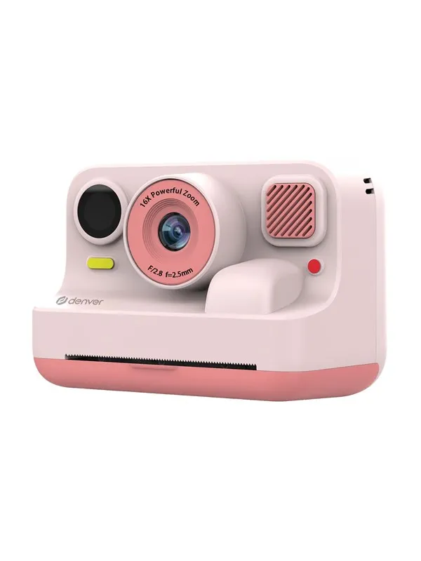 DENVER KPC-1374BTRO Kids print camera with thermal print function Bluetooth connection for print from smartphone