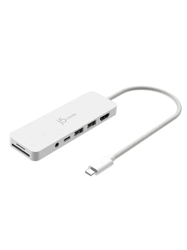 j5create JCD373EW-N - USB-C Multi-Port Hub (With PD)