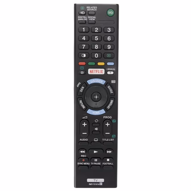 Fjernkontrollerstatning for RMT-TX101A For Sony TV