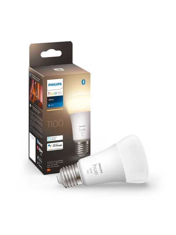 Philips Hue White A60 E27 1100 Lumen - 1-pakning