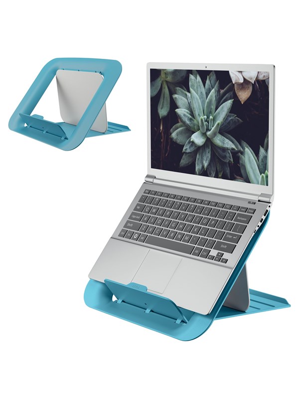 Leitz Ergo Cosy justerbart laptopstativ, Sjøblå
