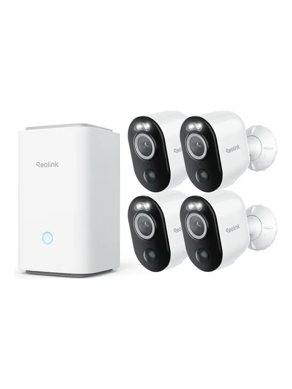 REOLINK Home Hub with 4 Argus 3 Ultra