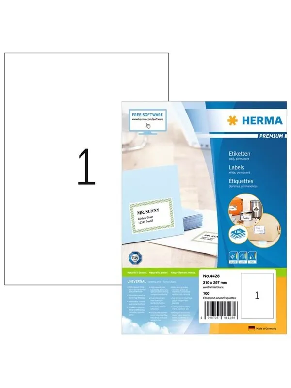 HERMA Premium White A4 (210 x 297 mm)