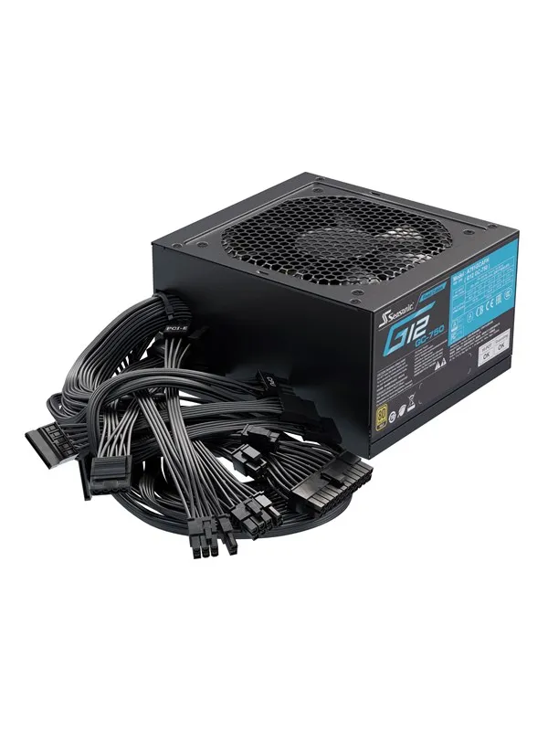 Seasonic G12 GC-750 Strømforsyning (PSU) - 750 Watt - 120 mm - ATX 2.3 - 80 Plus Gold sertifisert