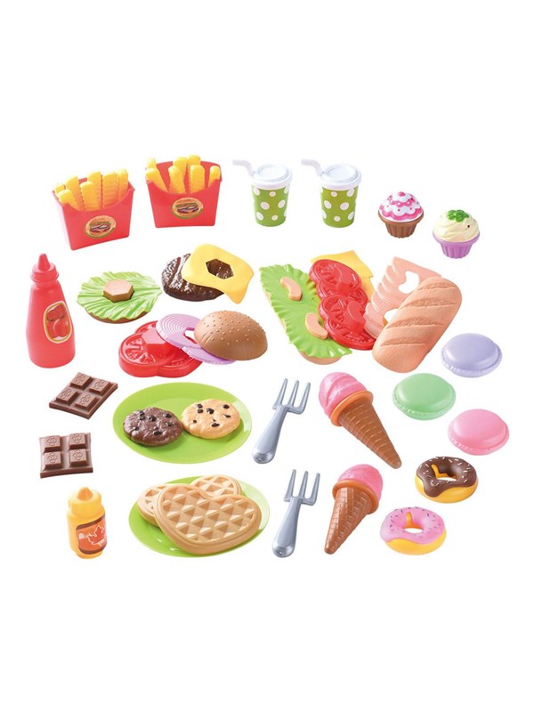 PLAY Toys Food Lunch and Snacks Playset 60pcs.