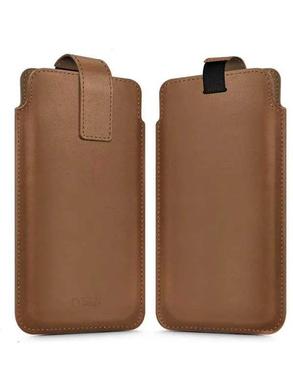 Tech-Protect SM65 case for 6.0-6.9" smartphones - brown