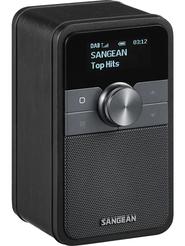 Sangean DDR-8 DAB+/FM-RDS/Bluetooth Radio Midnight Oak - DAB+/FM - Mono - Eik/svart