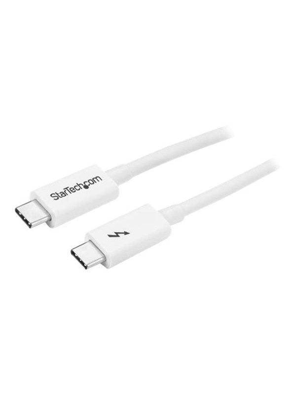 StarTech.com Thunderbolt 3 (20Gbps) USB C Cable - White - 1m