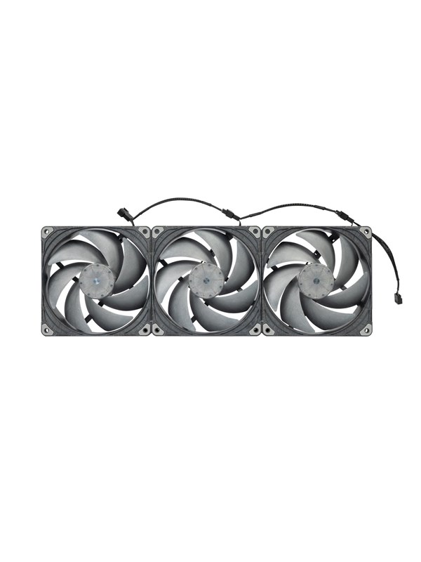 Phanteks T30 140 PWM (3-pack) - Kabinettvifte - 140mm - Svart - 44 dBA