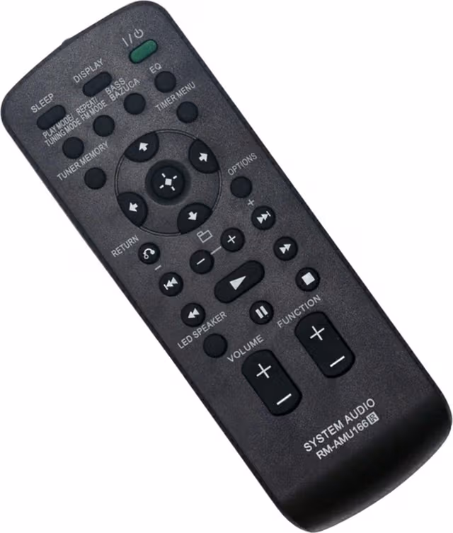 Fjernkontroll utskiftning for RM-AMU166 for Sony høyttalere