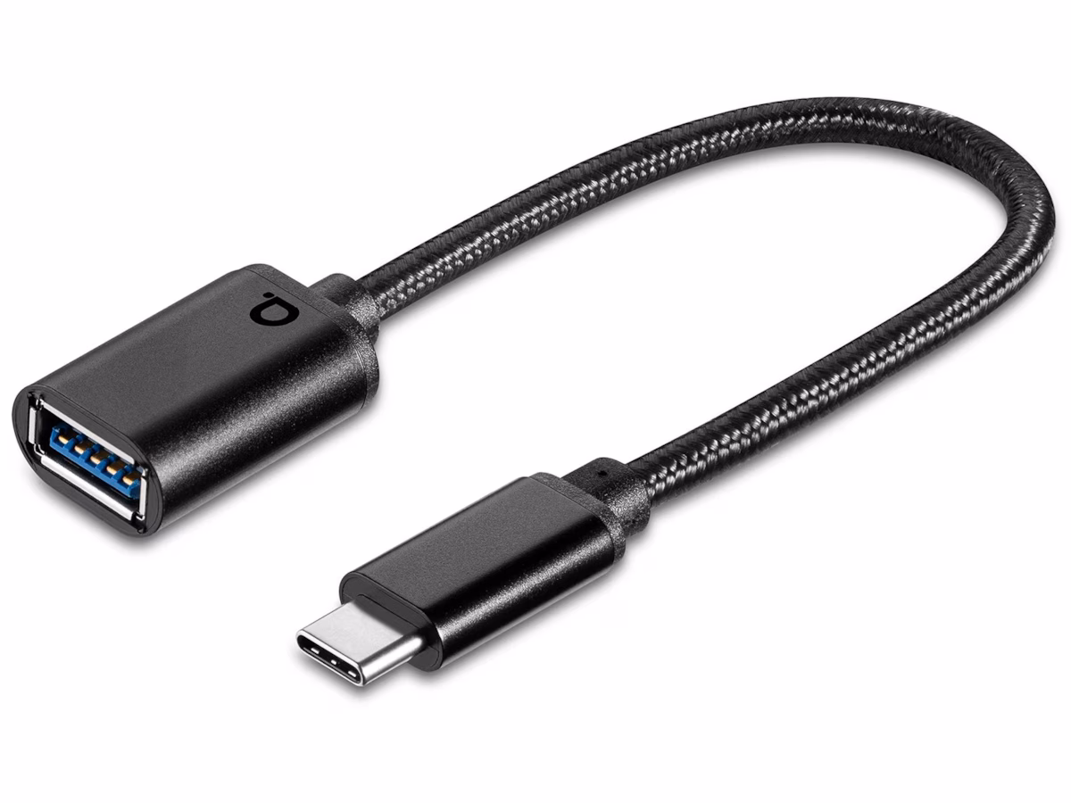 Andersson USB-A til USB-C Adapter 15cm (sort)