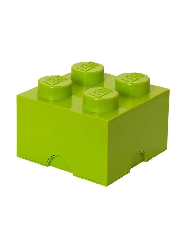LEGO STORAGE BRICK 4 - YELLOWISH GREEN