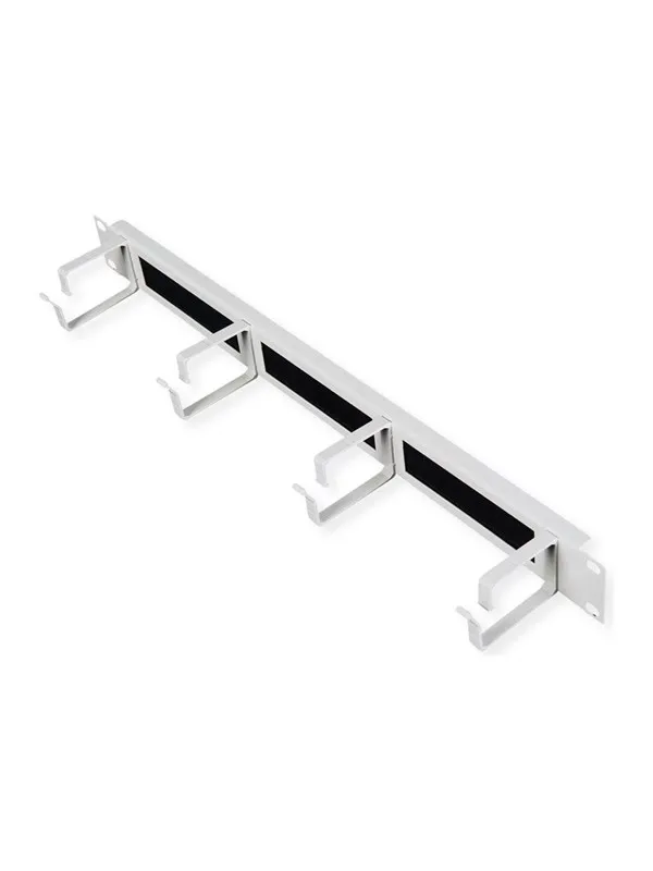 Roline - patch panel - 44 x 60 mm with brush strip - 1U