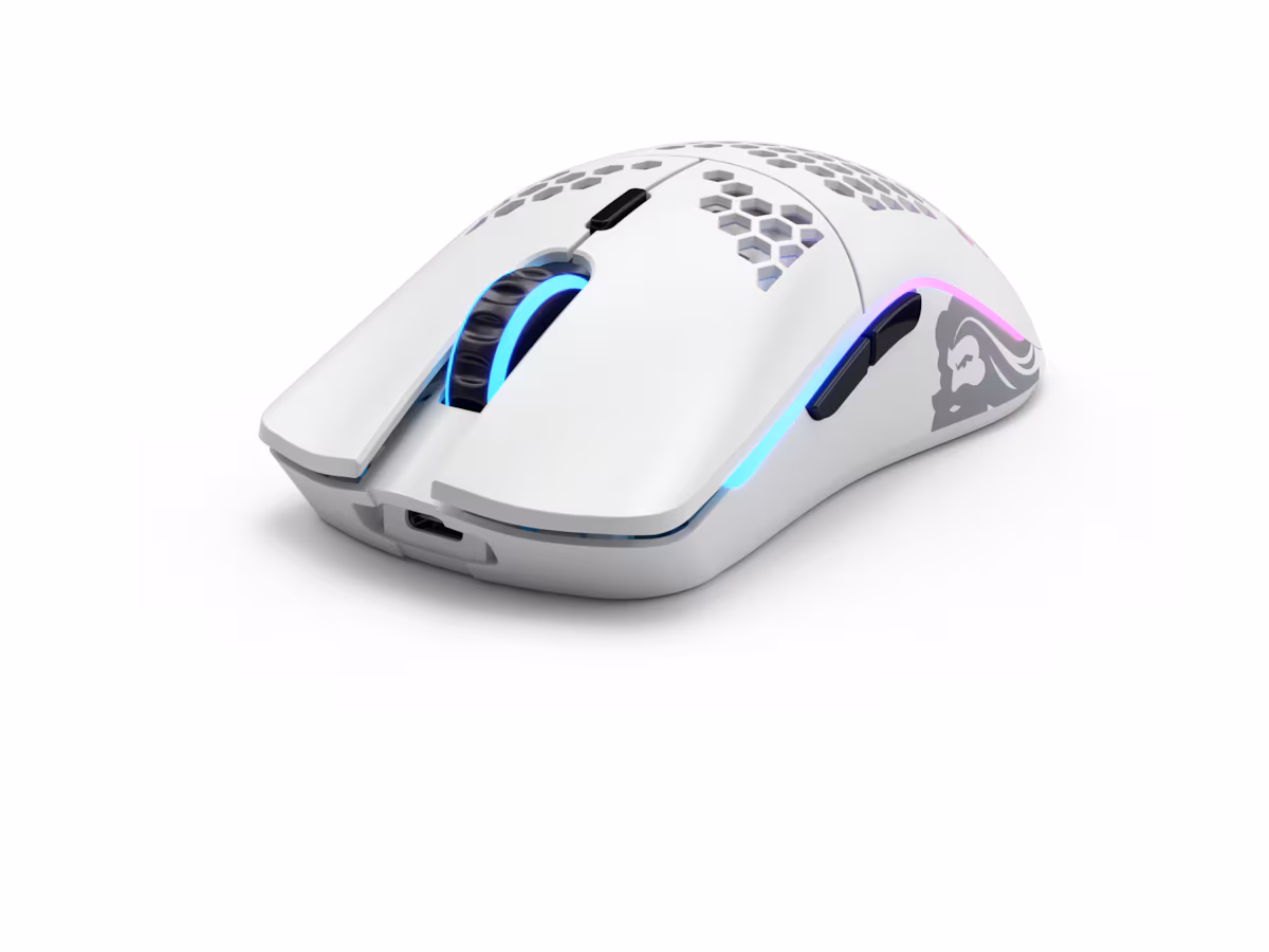 Glorious Model O Wireless Gamingmus (matt hvit)