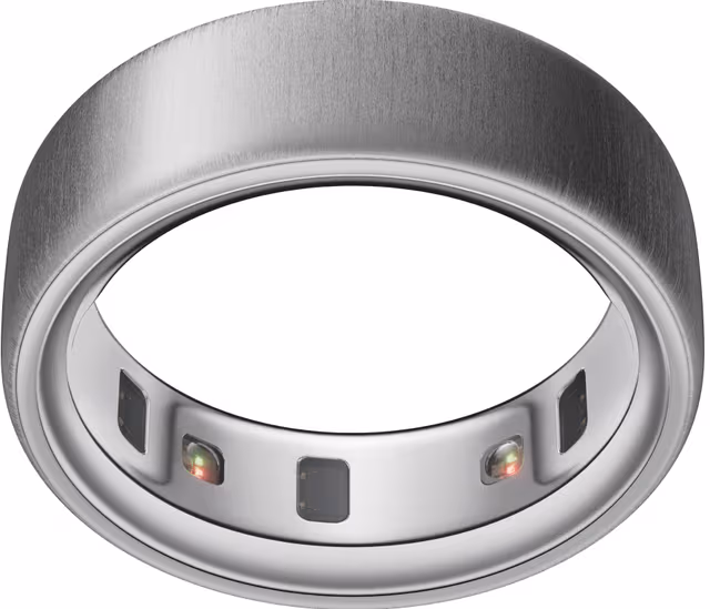 Oura Ring 4 Smart Ring str. 14 (børstet sølv)