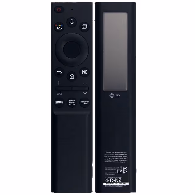 TV-fjernkontroll med erstatning BN59-01357A for Samsung TV, soldrevet stemmefunksjon