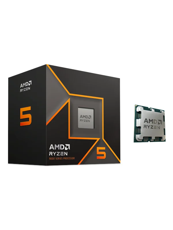 AMD Ryzen 5 9600X Prosessor/CPU - 6 kjerner - 3.9 GHz - AMD AM5 - AMD Boks (uten kjøler)