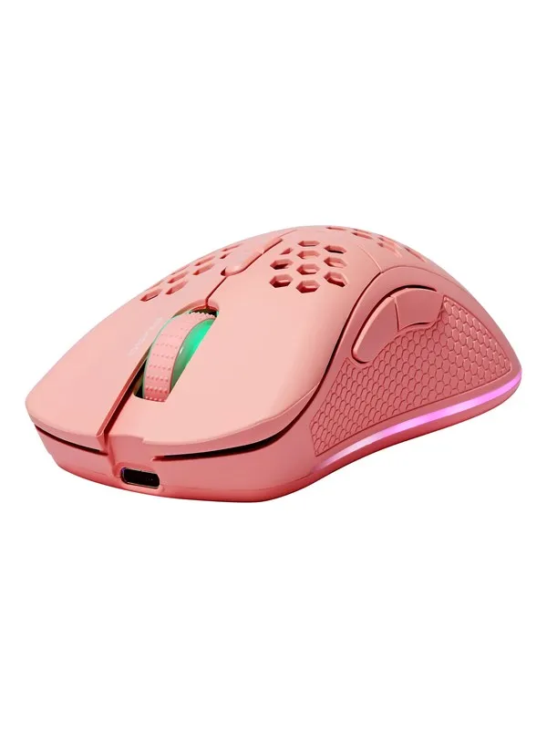 Deltaco GAMING PM80 Lightweight Wireless - 7 - Rosa