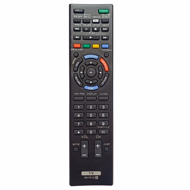 TV-fjernkontroll Erstatning for RM-YD103 Sony TV