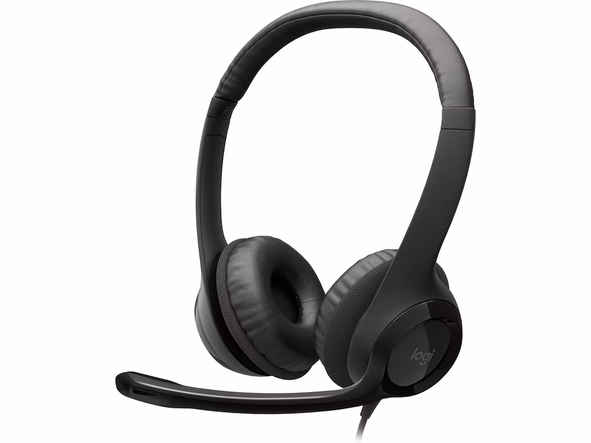 Logitech H390 USB PC Headset (sort)