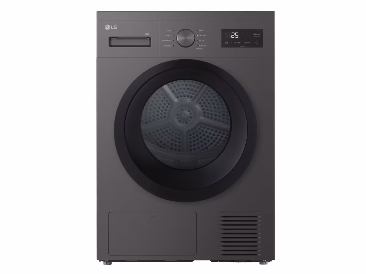 LG RHA1008NDK tørketrommel (mørk sølv)