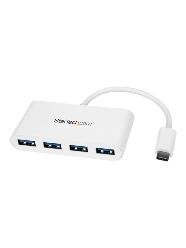 StarTech.com USB-C Hub USB-hub - USB 3.2 - 4 porter - Hvit