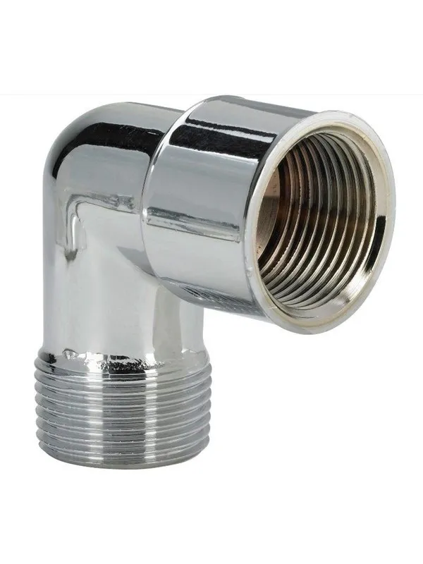 Viega Angle 90° 3/4" sleeve/nipple brass chrome-plated