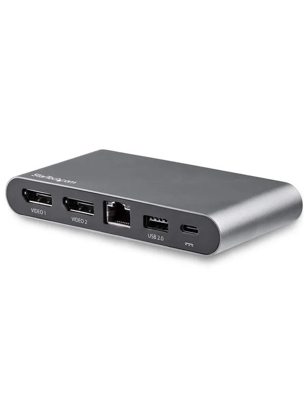 StarTech.com DK30C2DAGPD USB C Dock - 4K Dual Monitor DisplayPort - Mini Laptop Docking Station - 100W Power Delivery Passthrough