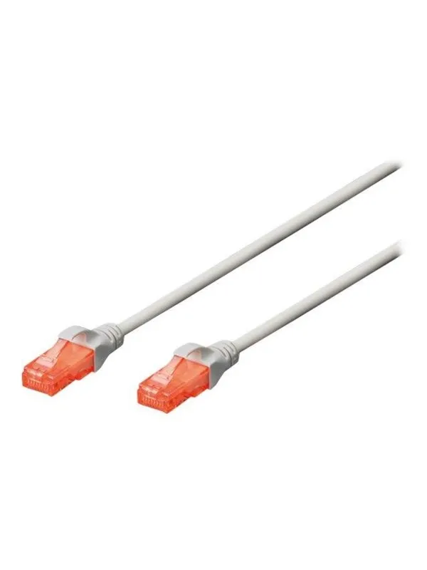DIGITUS Professional patch cable - 50 cm - grey - Grå - 0.5m