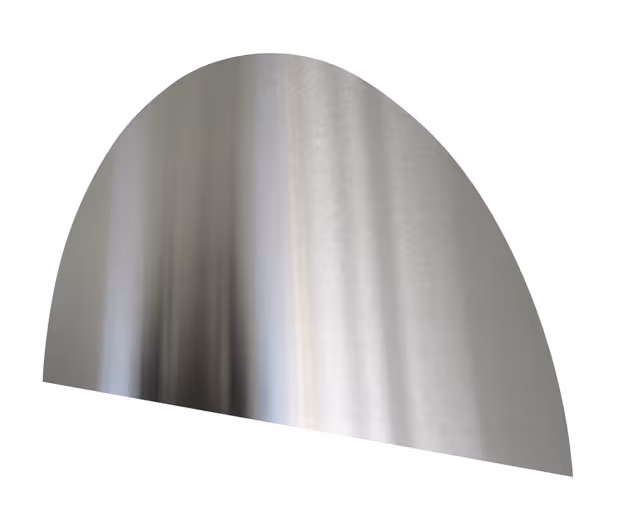 Sprutplate buet 800x400 mm - rustfritt stål