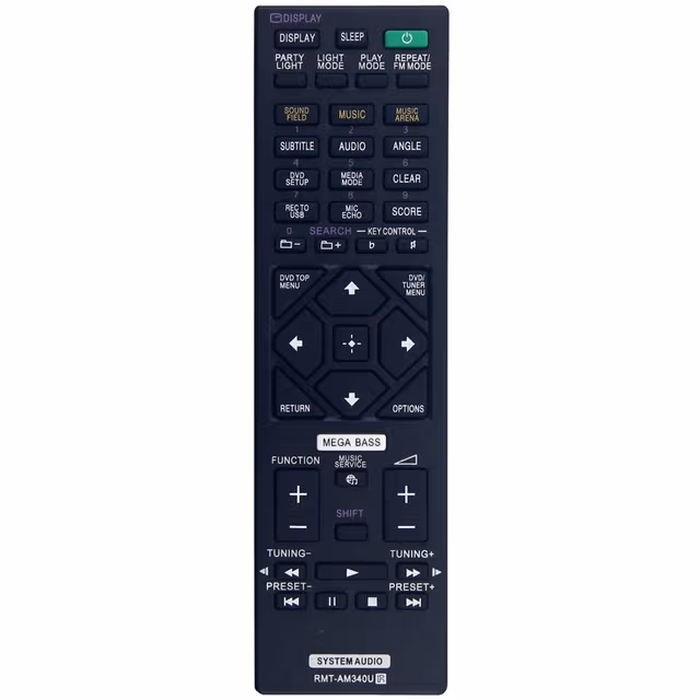 Fjernkontroll utskiftning for RMT-AM340U for Sony Home Audio System