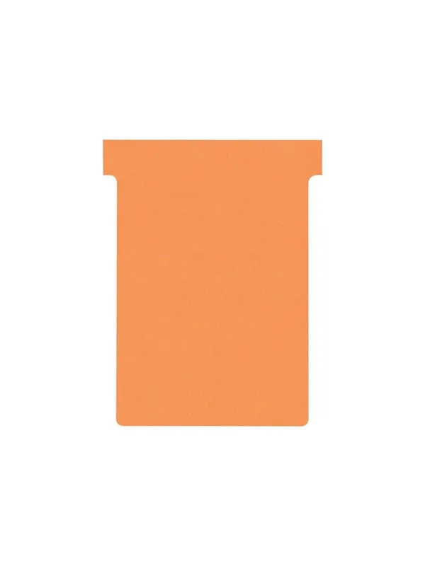 Nobo  T-Card-planleggingskort - størrelse 3 Oransje