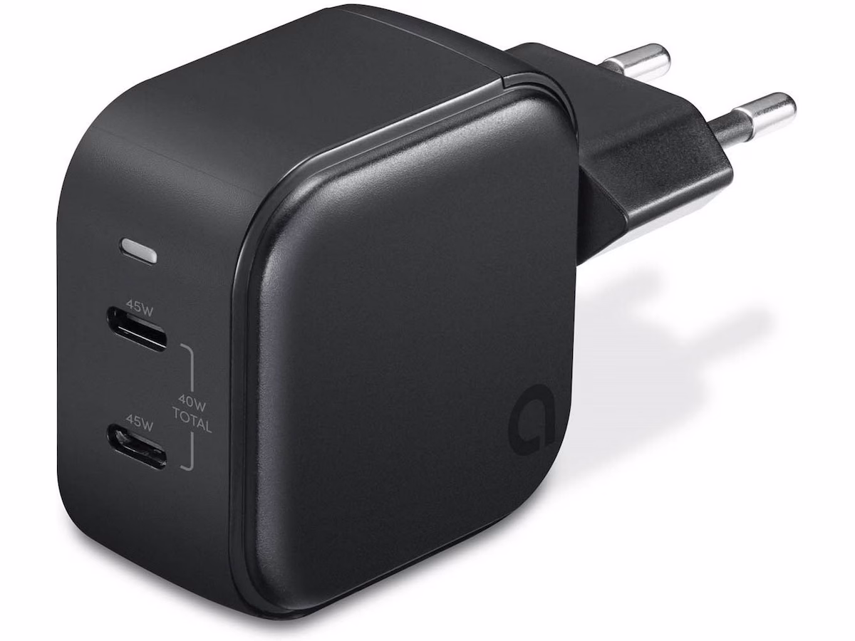 Andersson 45W GaN Vegglader (sort)