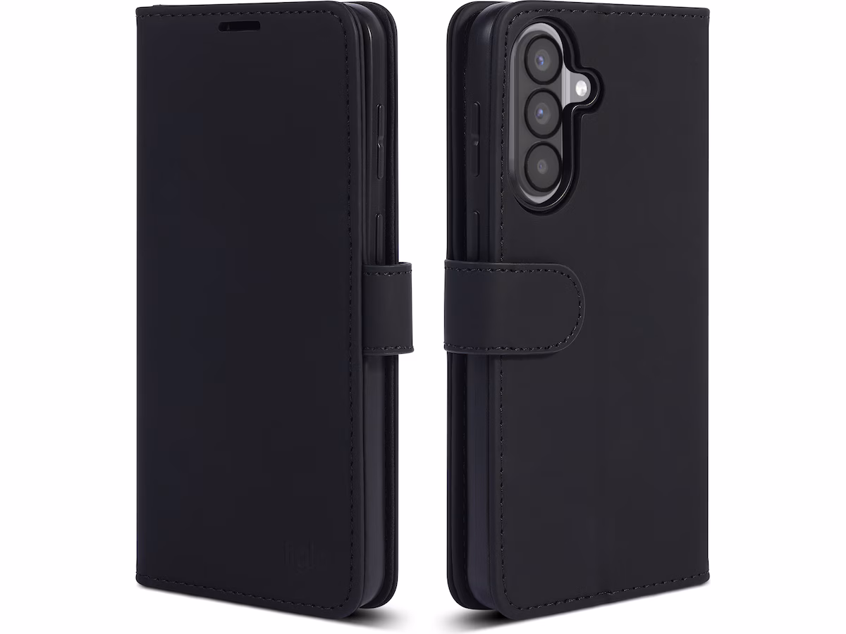 iiglo Galaxy A57 Lommebokdeksel (sort)