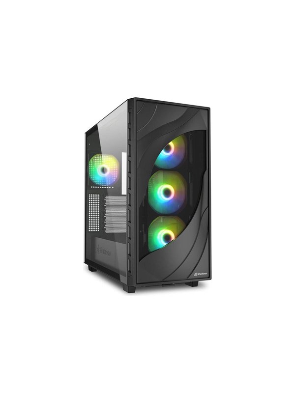 Sharkoon Rebel C80G RGB - Kabinett - Tower - Svart
