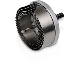 Hullsagsett 5 deler Ø 68-100 mm, for tre