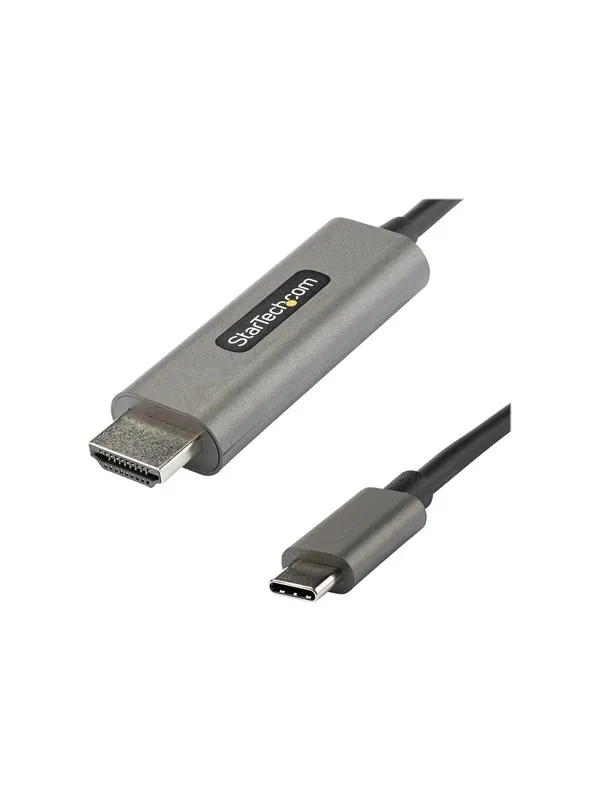 StarTech.com USB C to HDMI Cable 4K 60Hz with HDR10 Ultra HD USB Type-C to 4K HDMI 2.0b Video Adapter Cable 3m